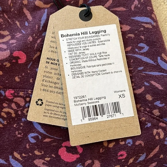 Prana leggings XS NWT - Picture 2 of 3